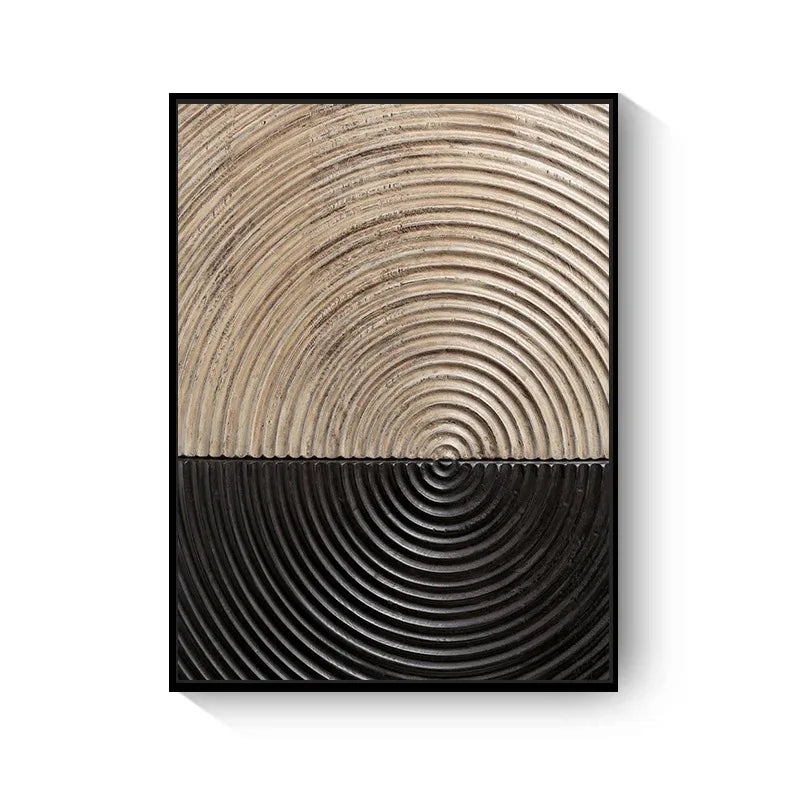 Naturale abstrakte Holzbaumringe Wandkunst Fine Art Leinwanddrucke Bilder für Wohnzimmer, Esszimmer, Homeoffice Kunstdekor