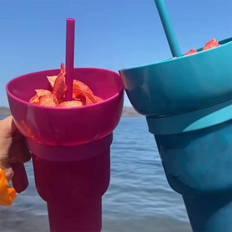 Brehn | 2in1 Snackhalter Trinkbecher