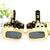 Bold Gold Mittel Finger Party Sonnenbrille | Brehn
