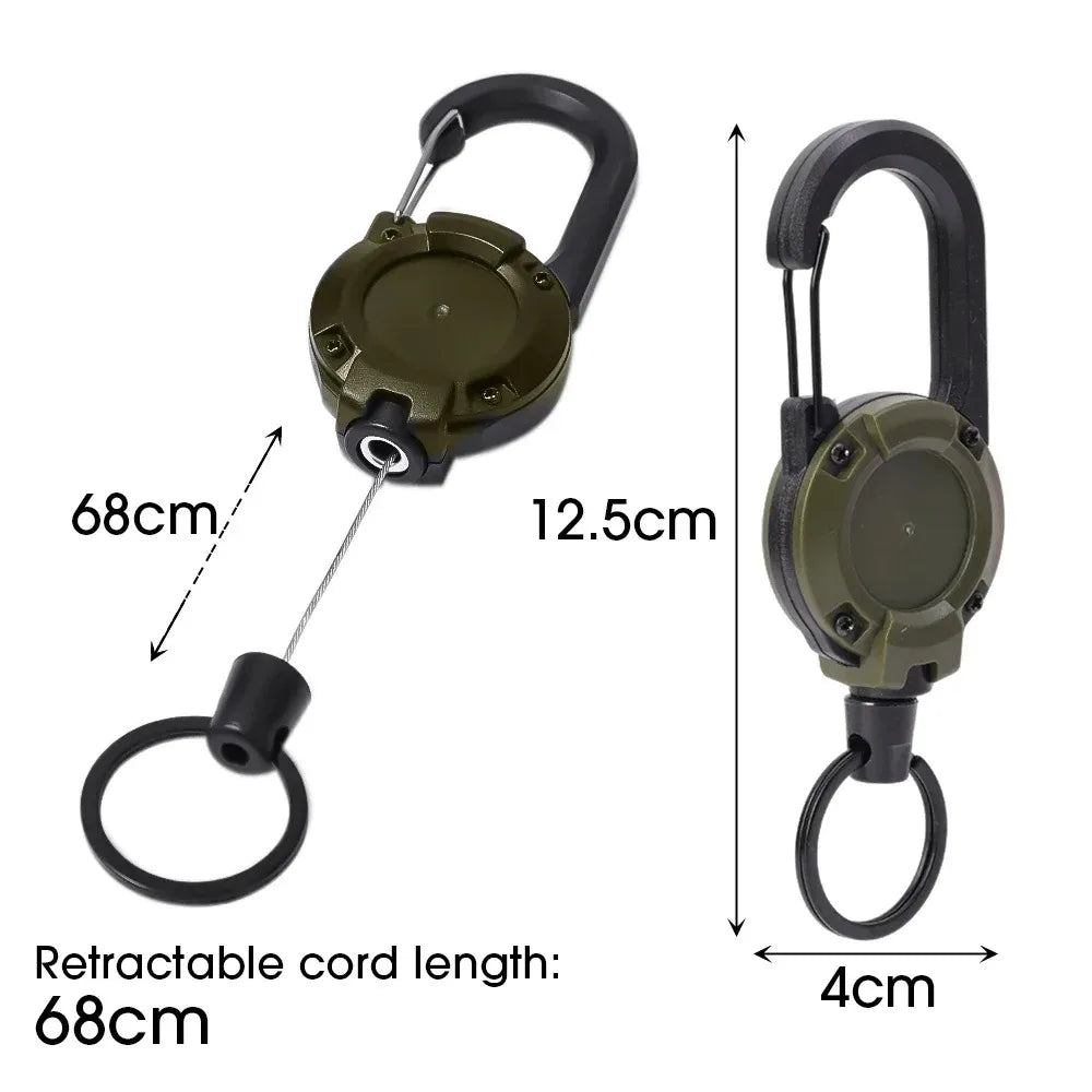 Trail Lock Anti-Lost Retractable Carabiner Schlüsselanhänger | Brehn