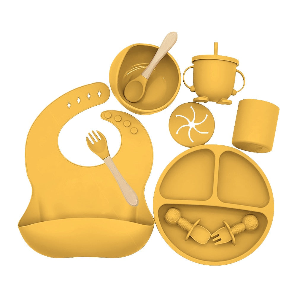 Silicone Baby Feeding Tableware Set | Brehn