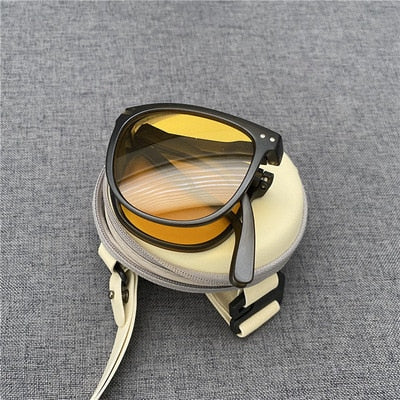 Brehn | Anti-UV faltbare Mode Flex klare Sicht Sonnenbrille