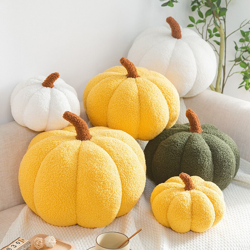 Weiche Kürbis Plüsch Halloween Kissen