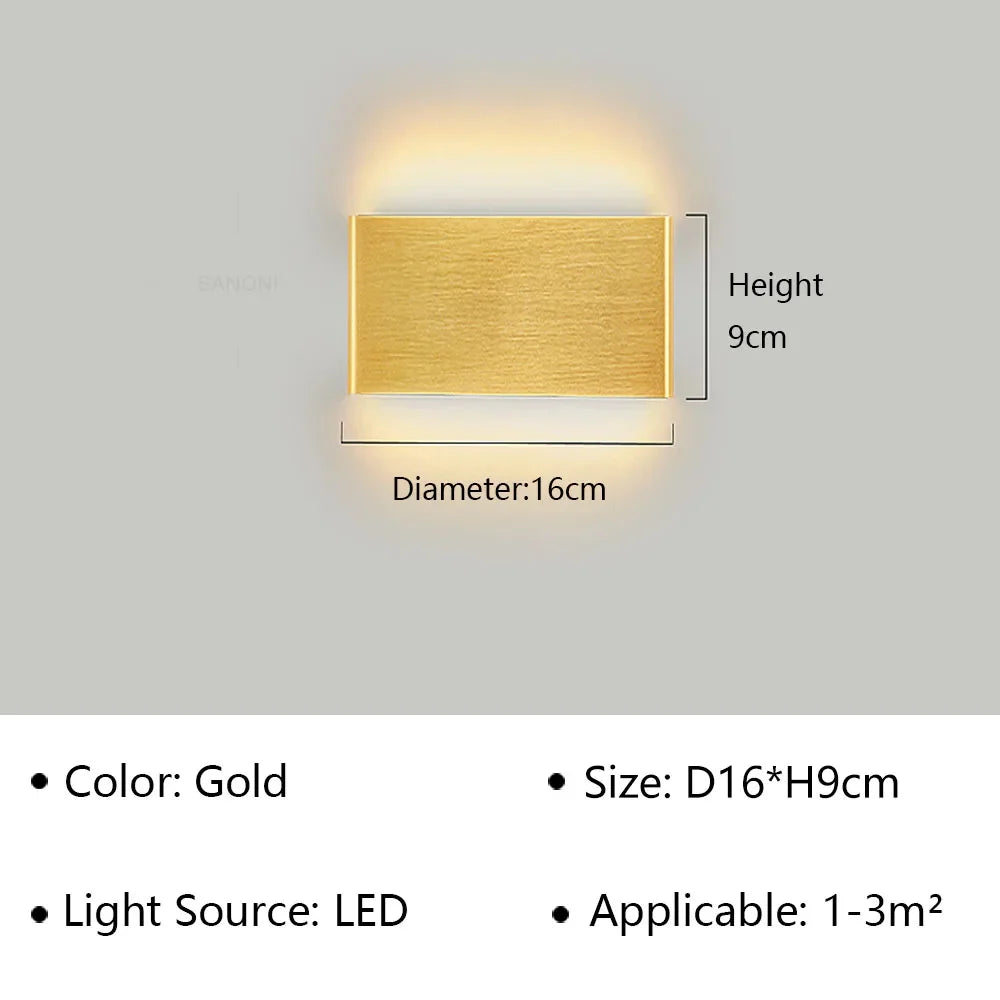 Brehn | LumiEra Moderne LED Wandleuchte | Stilvolles Design | Warmweißes Licht für Schlafzimmer, Flur & Badezimmer