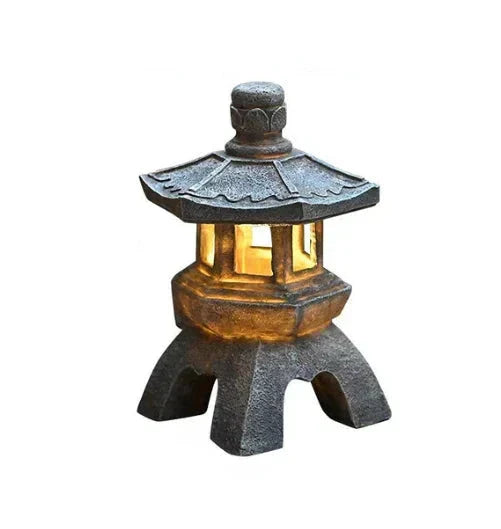 Japanische Gartenlaterne – Wetterfeste LED Außenbeleuchtung für Zen-Gärten | Brehn