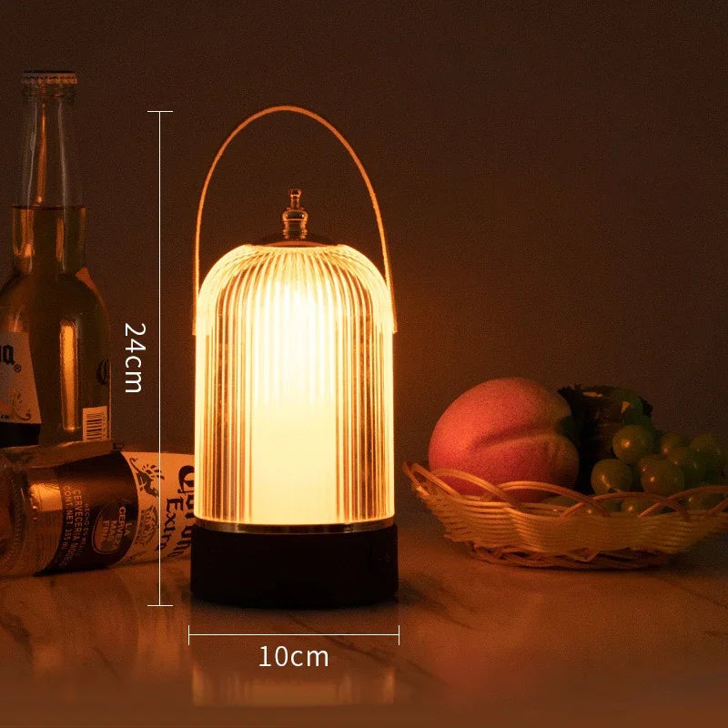 Tragbare Retro Vogelkäfig Tischlampe – Vintage LED Beleuchtung im klassischen Design | Brehn