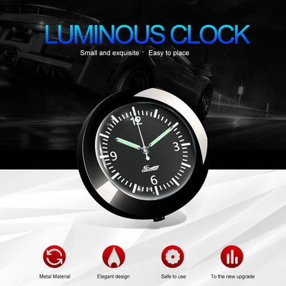 Brehn | Aufklebbare Auto Armaturenbrett Leuchtende Uhr