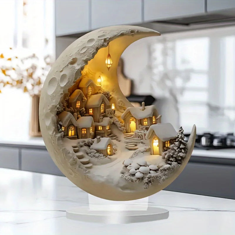 Brehn | Moon Winter Stadt Dekor