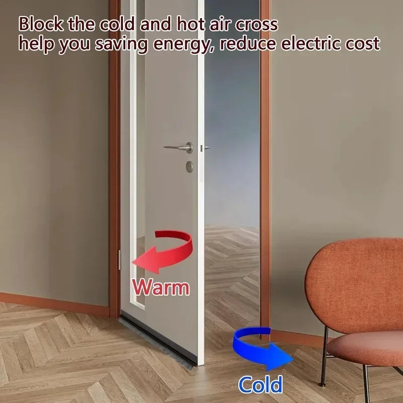 Brehn | Türdichtung FlexGuard | Hitzebeständig & Abriebfest | Für Türen & Fenster | In 4 Farben