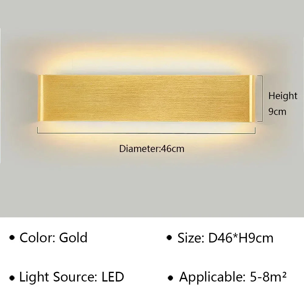 Brehn | LumiEra Moderne LED Wandleuchte | Stilvolles Design | Warmweißes Licht für Schlafzimmer, Flur & Badezimmer