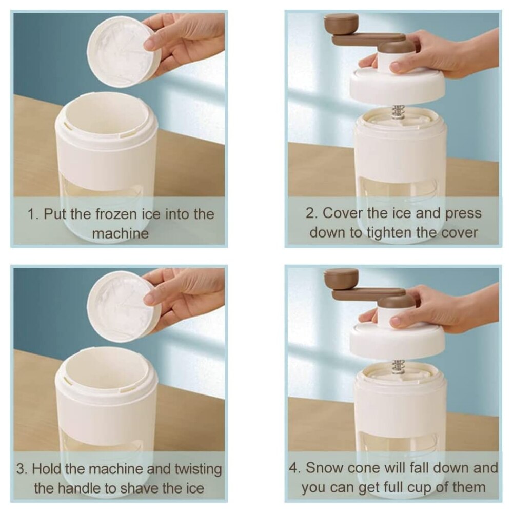 VIvolux | Break Easy Manuelle Tragbare Eiscrusher Maschine