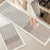 Brehn | Pureterra | Küchenteppich Super Absorbierend | Rutschfest & Waschbar | Diatomit Design | Oval & Lange Form | Komfortteppich für Küche & Badezimmer