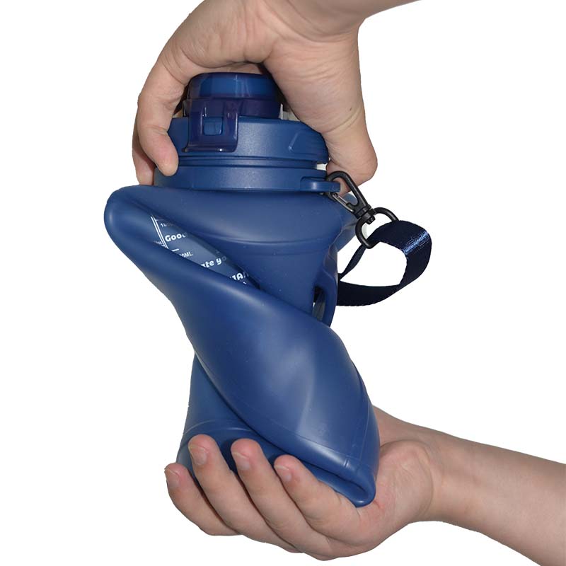 VIvolux | Unzerstörbare Faltbare Camping Wasserflasche