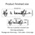 Schöner Leben Inspirierender Wandaufkleber Abnehmbarer Peel and Stick Tägliches Mantra Wandtattoo Kreatives DIY Zuhause Dekor Für Wohnzimmer Schlafzimmer Esszimmer | Brehn