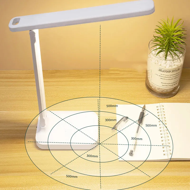BowLift | LED Table Lamp | Rechargeable 6000mAh | Stepless dimmable | Foldable Desk Lamp with Touch