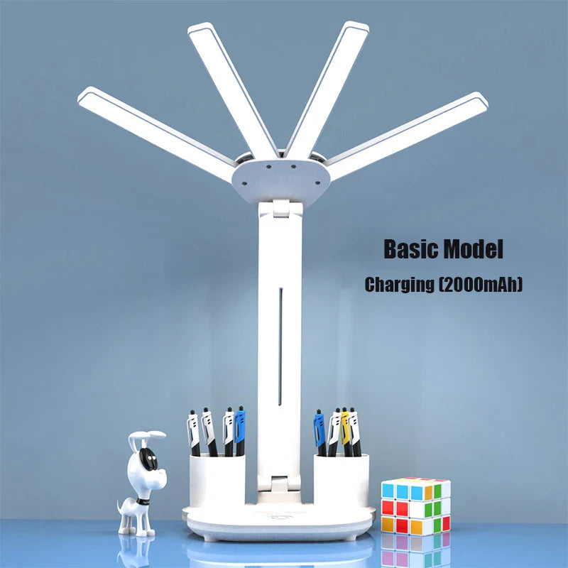 Multifunktionale 3 in 1 Schreibtisch LED Lampe | Brehn