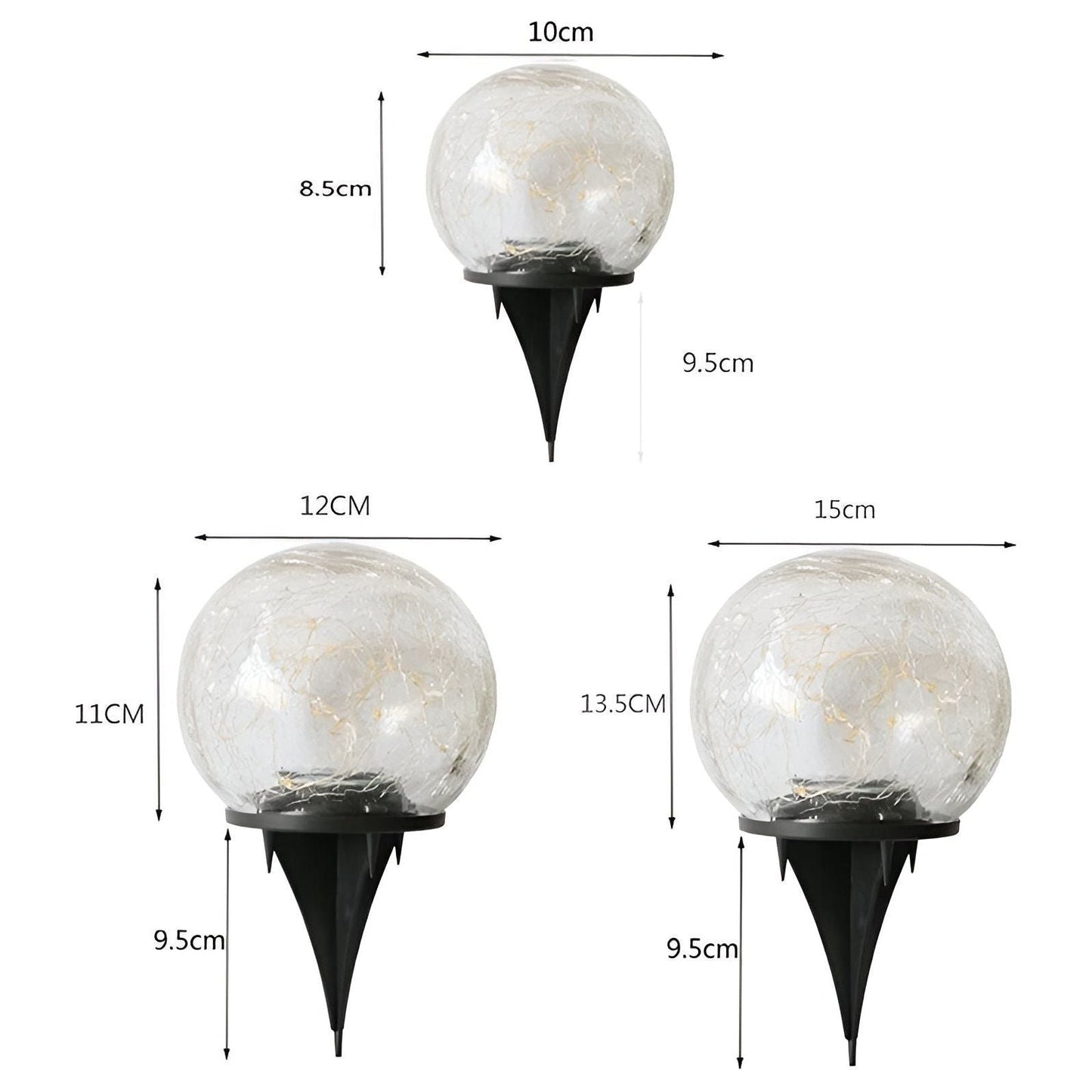 GardenGlimmer Licht - Outdoor wasserdicht Solar-LED Gartenlicht | Brehn