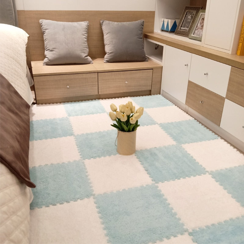 DIY Winter Plush Puzzle Mat | Brehn