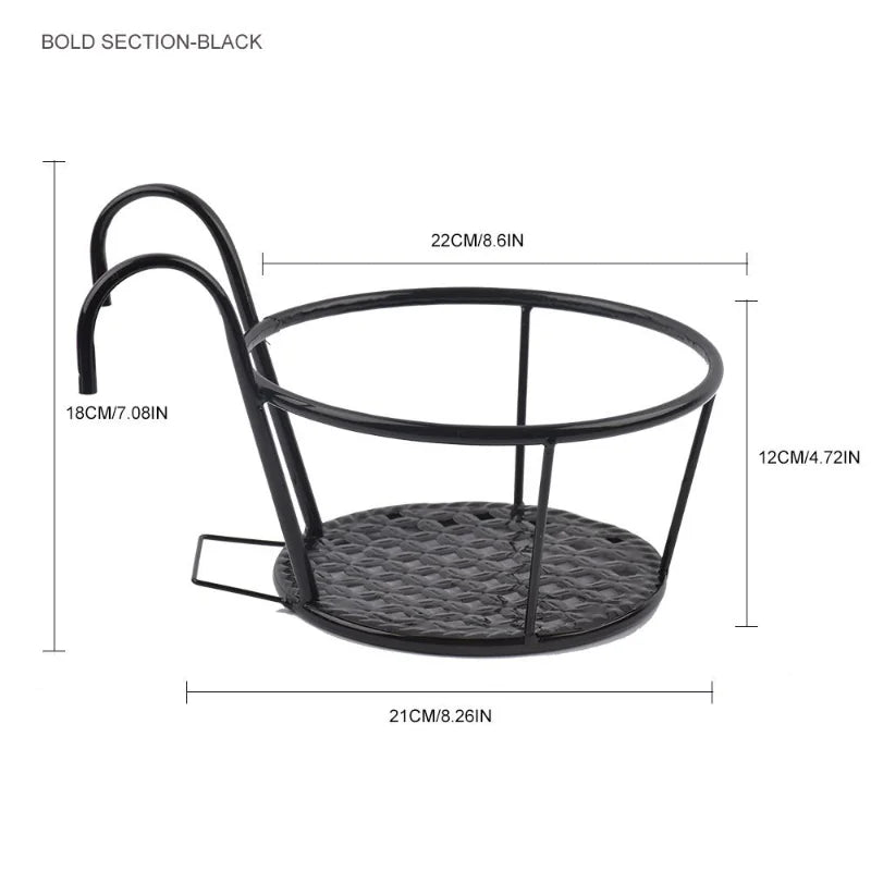 Einfacher Garten Blumen Topf Halter Rack