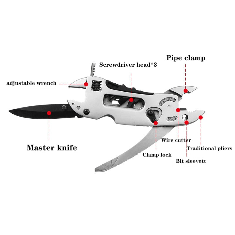 Brehn | Ultimatives Überlebens-Notfall-Multitool-Set