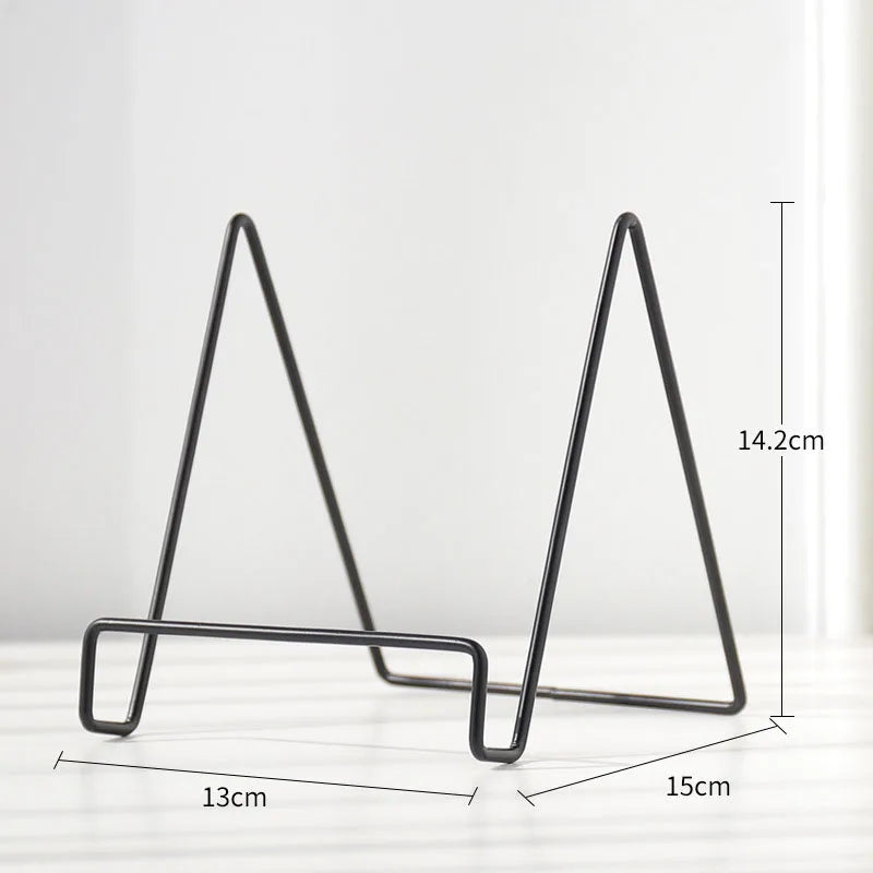 Brehn | Eisenkunst Multi-Use Display Stand: Vielseitiger Magazin-, Geschirr-, Bilder- und Fotoalbum-Ständer für die Wohnkultur