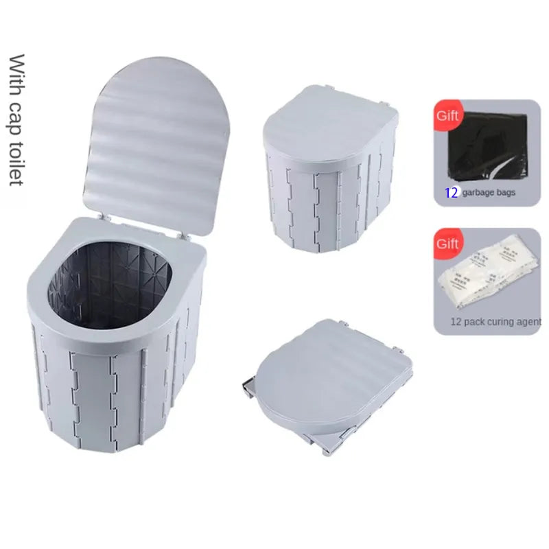 Bequeme Reise Faltbare Camping-Toilette | Brehn