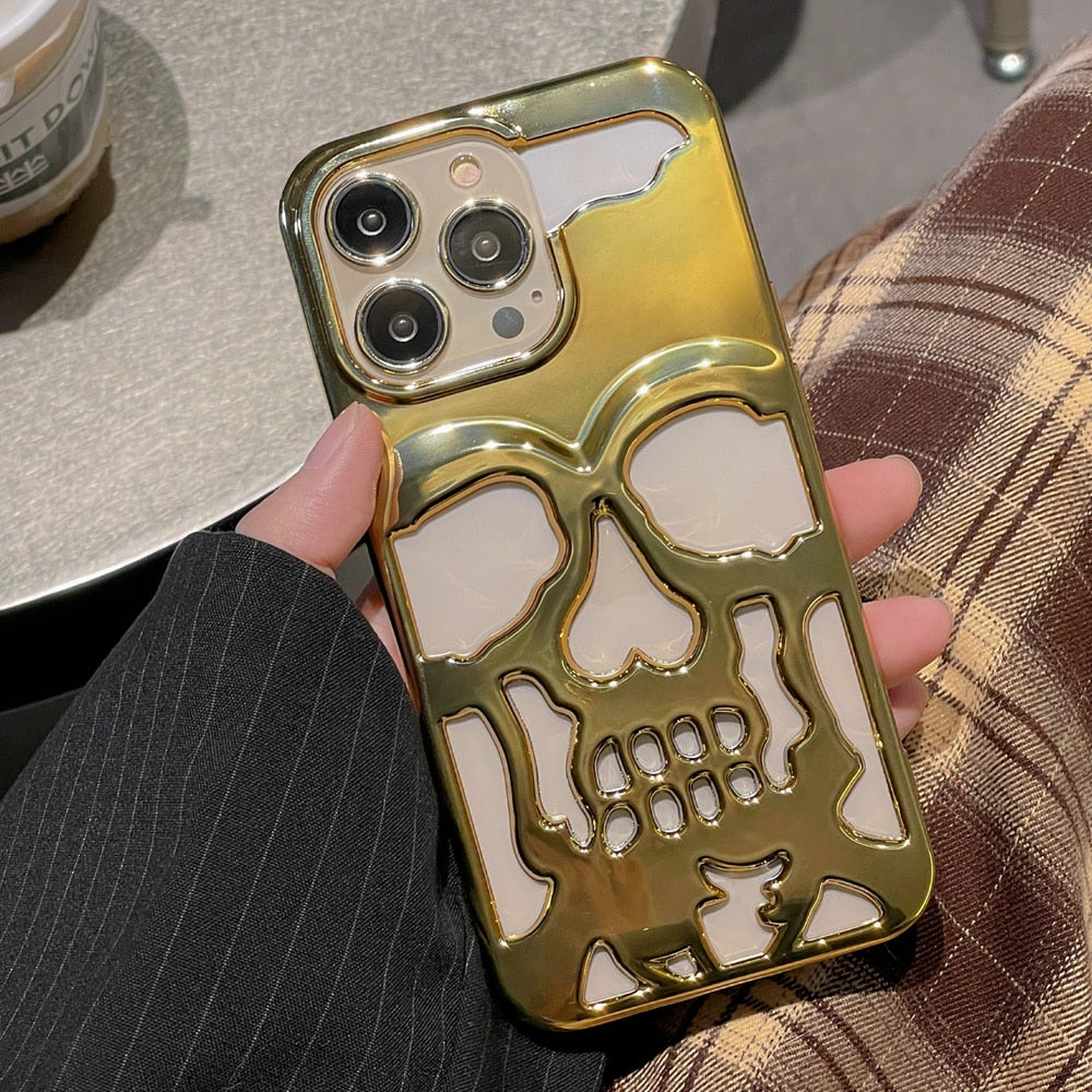 Brehn | Gothic Midnight Skull Handyhülle