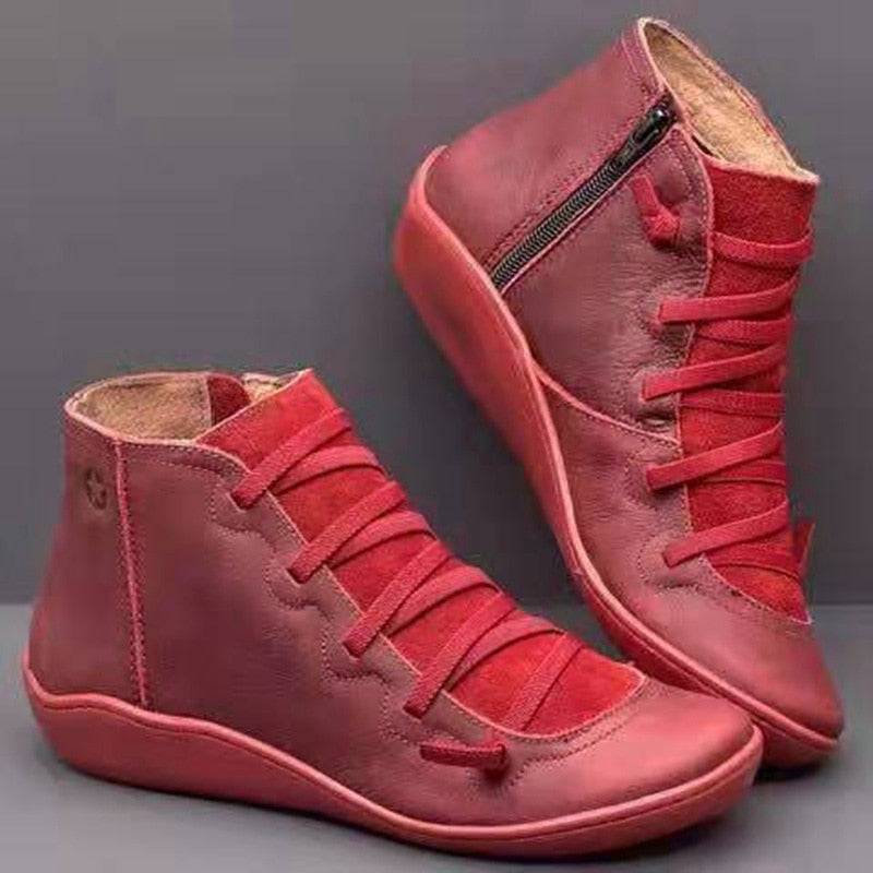 Leder - Bequeme Damenstiefel