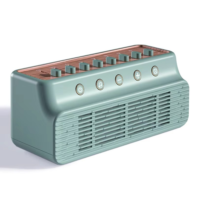 Tragbarer Bluetooth-Lautsprecher mit weißem Rauschen, Naturgeräuschen und Schlaftimer