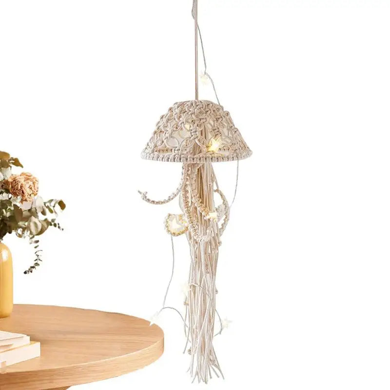 Brehn | Künstlerische Quallen Traumfänger Handgemachte Lampe
