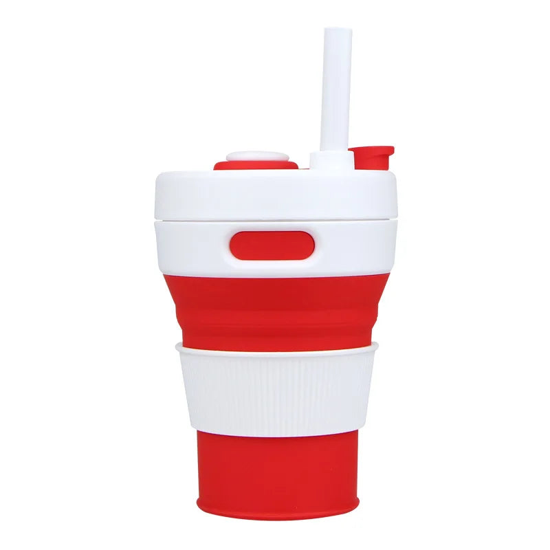 Wiederverwendbare tragbare Sip-and-Go zusammenklappbare Tasse | Brehn