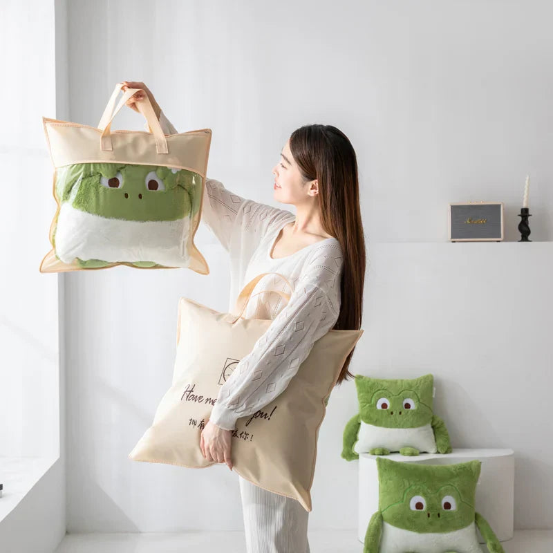Cozy Dreams Mini Monster Gestepptes Kissen Decke | Brehn