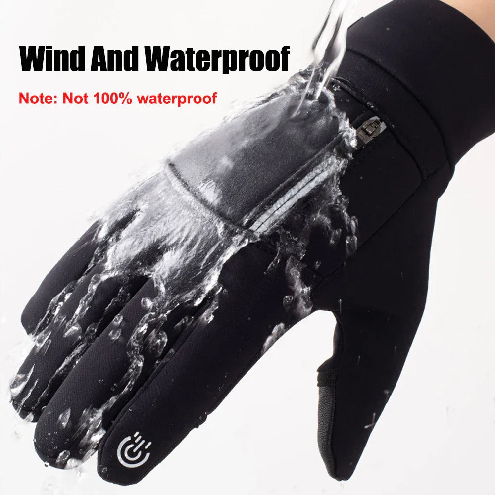 Brehn | FrostGrip | Winterhandschuhe mit faltbaren Fingerspitzen | Wasserdicht, Winddicht & Touchscreen-kompatibel | M–XL