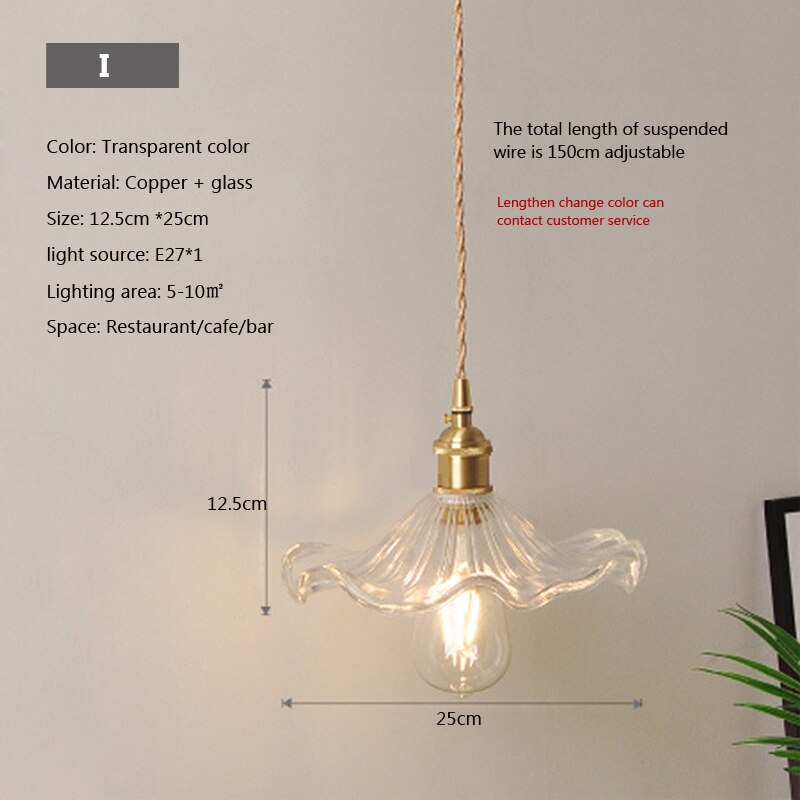 VIvolux | Nordic Brilliance Transparente Glas Pendelleuchte