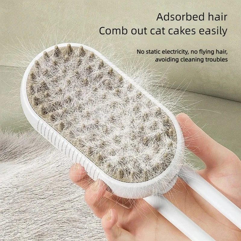 PawGroom Pro 3-in-1 Dampf Bürste für Haustiere Brehn