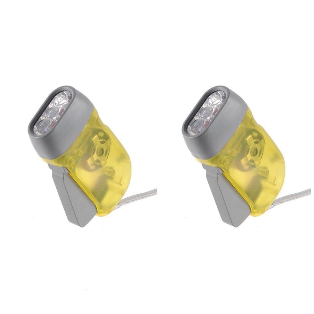Mini-Handkurbel-Dynamo-Notfall-Taschenlampe | Brehn