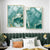 Moderne abstrakte Aqua-Flüssigkeit Marmor Drucke Wandkunst Fine Art Leinwanddrucke Bilder für Wohnzimmer Esszimmer Home Office Dekor | Brehn