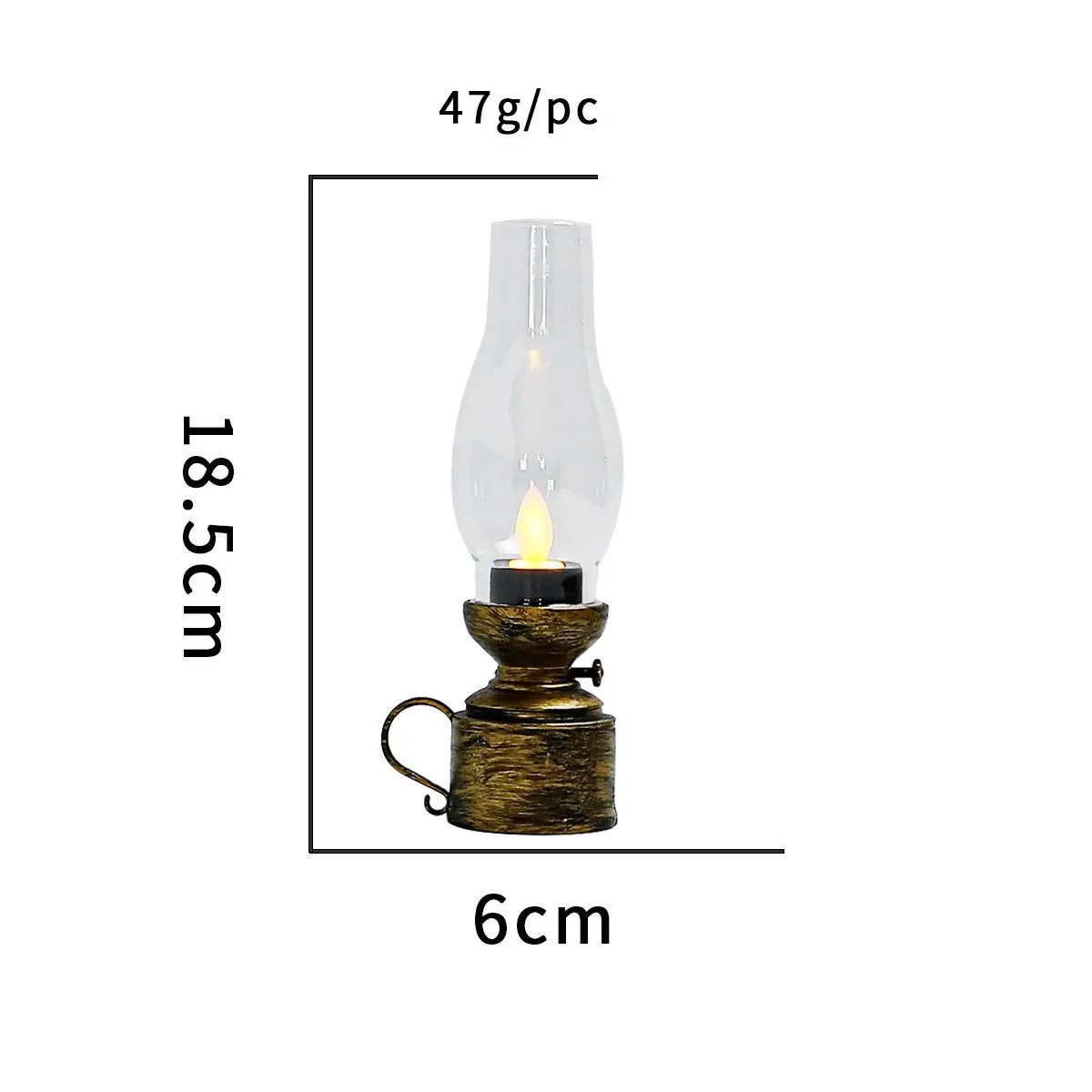 Vintage Lampe – Retro Design mit warmem LED-Licht für Wohnzimmer oder Esszimmer | Brehn