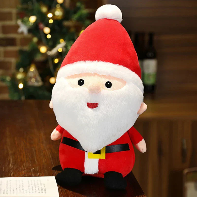 Weihnachtliche Plüschtiere für Dekoration – Rentier, Weihnachtsmann, Schneemann, Perfekt für Festliche Deko | Brehn