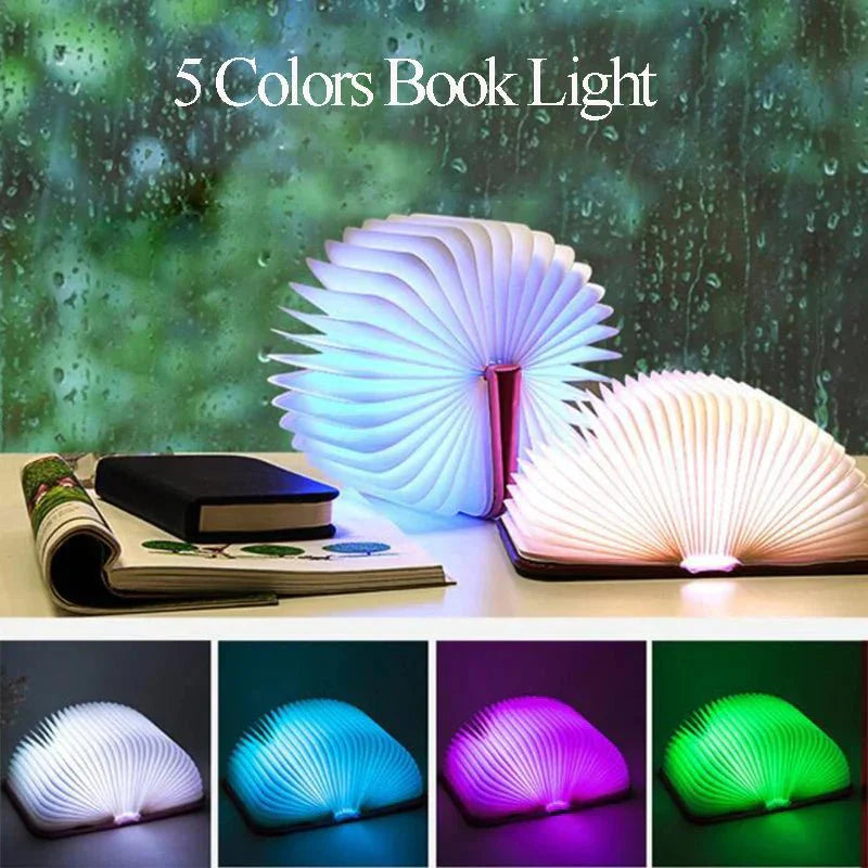 Brehn | BookGlow - Faltbare LED-Lampe - Tragbar und wiederaufladbar - Erhellen Sie Ihre Nächte!