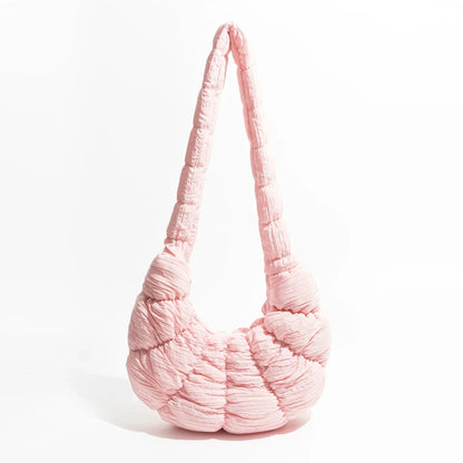 Puff Croissant Schultertasche
