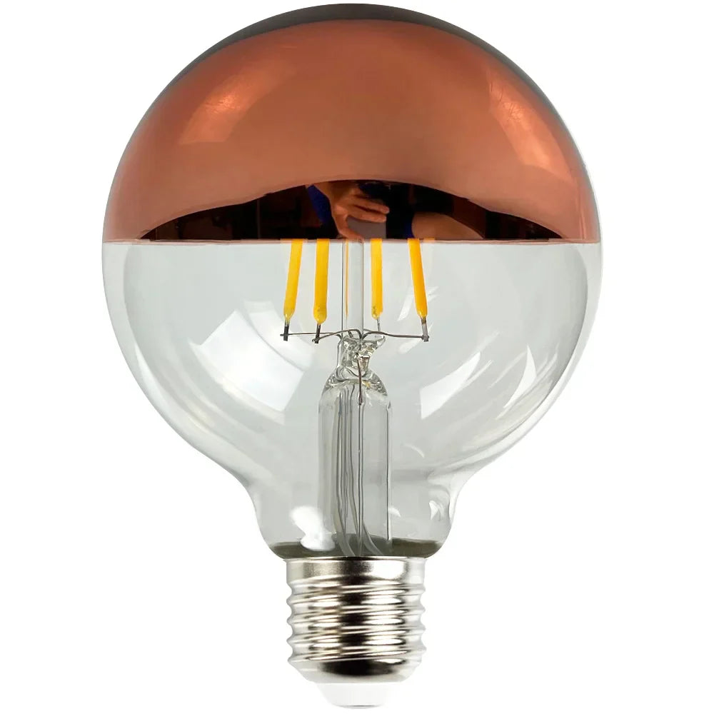 Vintage LED Glühbirne – Retro Tischleuchte mit Holzsockel | Brehn