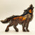 Brehn | Nightglow Holz Handwerk Wolf Dekoration