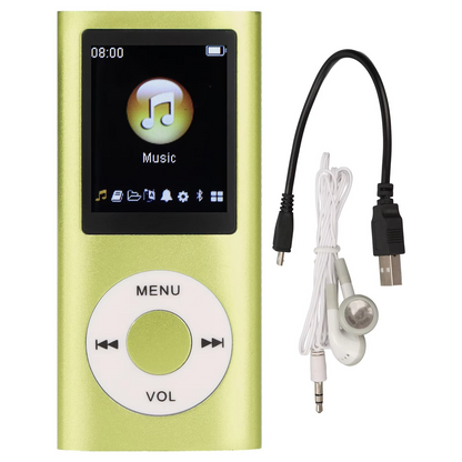 MP3-Player tragbar – 1,8-Zoll-LCD-Display, kompakt und leicht