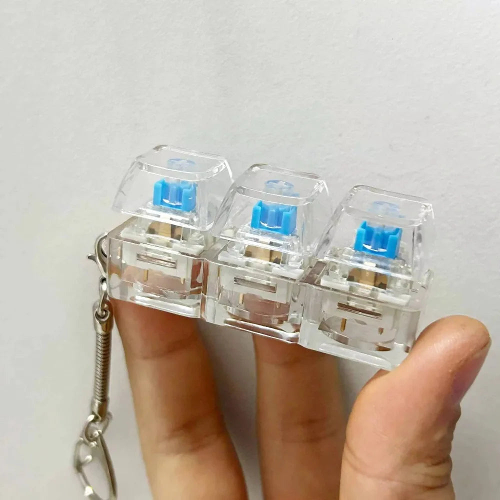 Brehn | Mechanischer Würfel Click Fidget Schlüsselanhänger