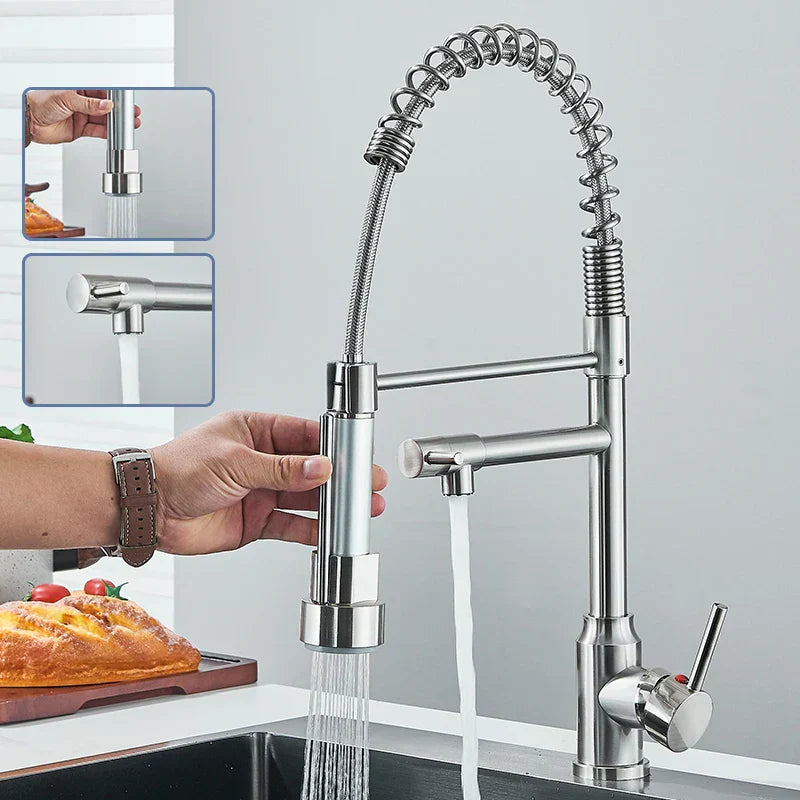 MixMaster – Flexibler 360° drehbarer Küchenmischerhahn Brehn
