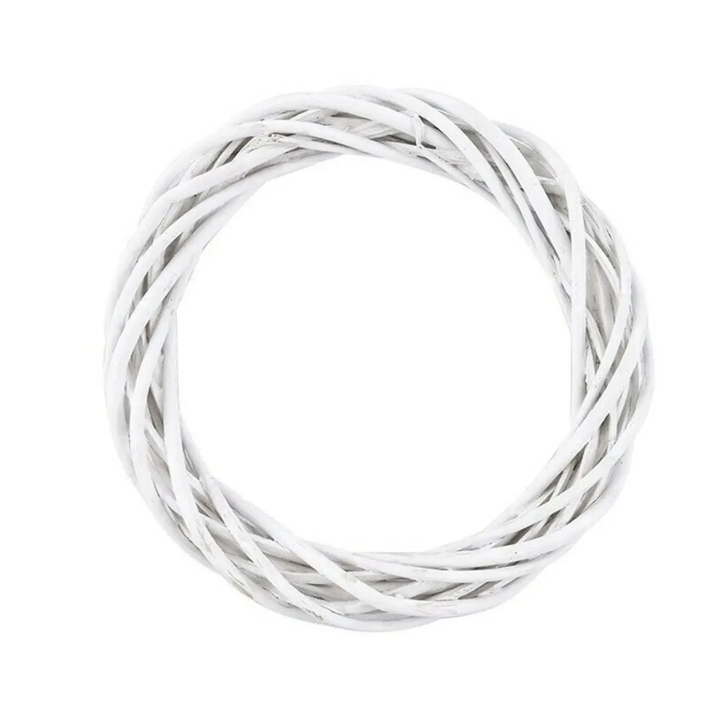 Brehn | WhiteWonder | Luxus Rattan Kranz für Weihnachten