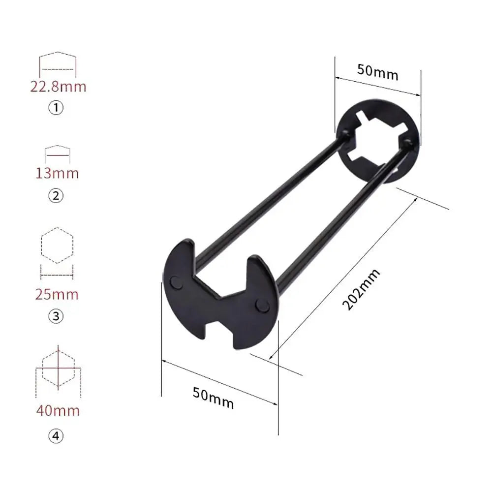 Brehn | Dual-Headed Easy Repair Wasserhahn-Schlüssel