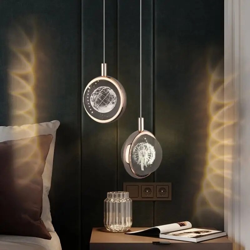VIvolux | Romantische Kristall drehende Stimmungs-LED-Lichter