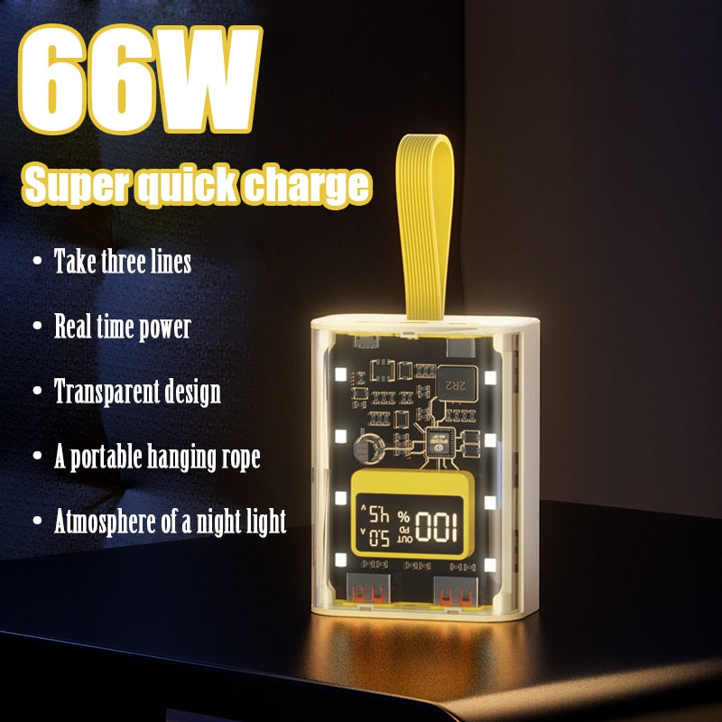 Brehn | Transparent Insight Schnelllade-Powerbank